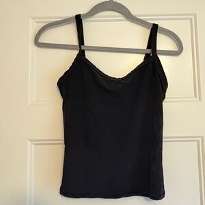 Aritzia golden butter tank, black, size small